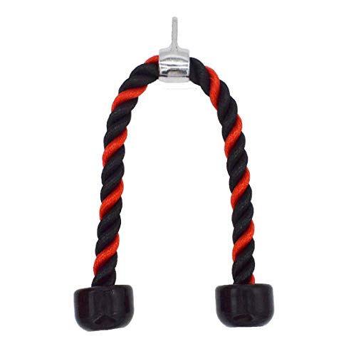 Yuhqc Heavy Tricep Rope Cable Attachments Cable Machine Accessories For Home Gym, Nylon Tricep Rope For Cable Machine Attachments, Pulley System Attachment, Lat Pull Down Weight Fitness #TOP4