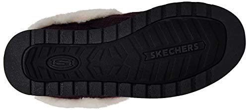 Skechers BOBS from Women's Keepsakes Ice Angel Slipper, Wine, 9 M US