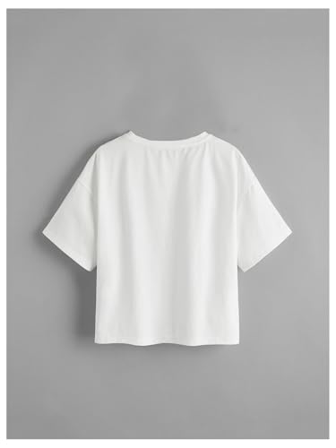 SOLY HUX Girl's Summer Letter Graphic Tees Casual Crew Neck Short Sleeve T Shirts2