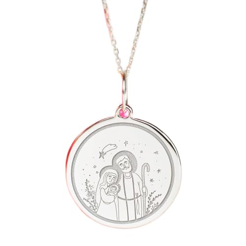 Sagrada Familia collar con colgante de plata ideal para regalar en ocasiones especiales