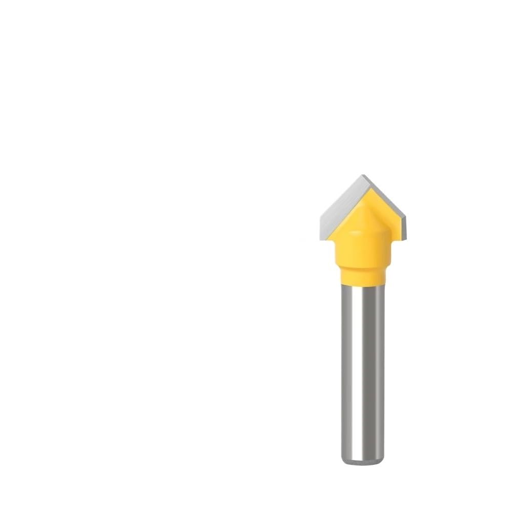 1PC 1/4inch Shank for Woodwork Power Tools,Trimming Machine Router Bit Bakelite Milling Engraving Machine,Woodworking Milling Cutter(NO11 6mm Shank)