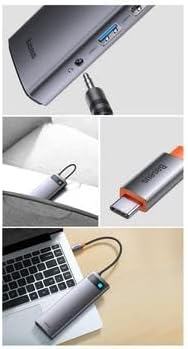Baseus Hub connected to a laptop