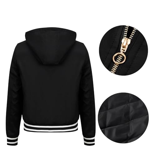 Women Padded Jacket Hooded Coats for Women Long Sleeve Thin Hooded Plain Winter Fall Hoodies 2025 Trendy2