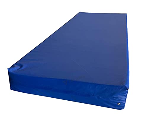 Capa Anti Alérgica Impermeável Hospitalar Silenciosa Para Colchão de Solteiro Azul (A 20 x L 78 x C