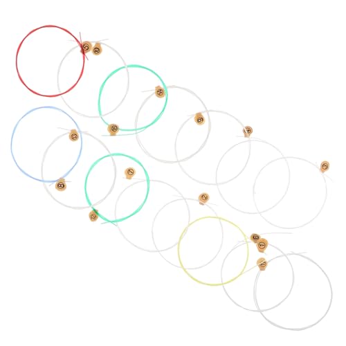 BESPORTBLE 15pcs Durable Lyre Strings Replacement for Musical Instruments Sturdy Easy to Install Crisp Sound for Beginners and Professionals