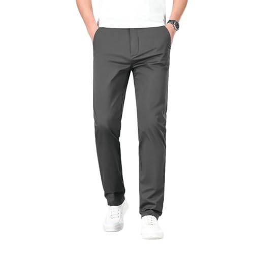Pantalon long décontracté vêtement léger homme gris taille 40