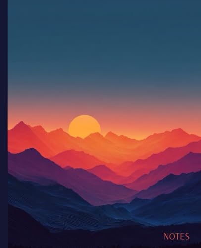 Mountain Trails & Sunset Tales: A Writing Journal for Dreamers, Hikers, and Soul Searchers: Purple Ridge Cover | A Scenic 120-Page Narrow-Ruled ... Great for Travel, Journaling, or Gift-Giving