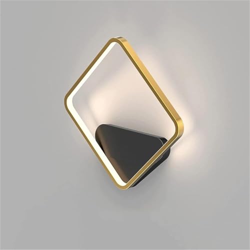 Applique murale LED dimmable trois couleurs luminaire carré fer salon chambre