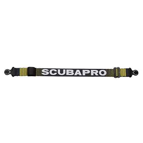 Scubapro Comfort Mask Strap - Black/Yellow #TOP5