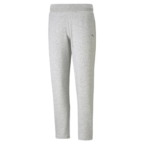 Image of Puma Women Cotton Solid Regular Track Pants for Lounging, Travel, Or Light Activity