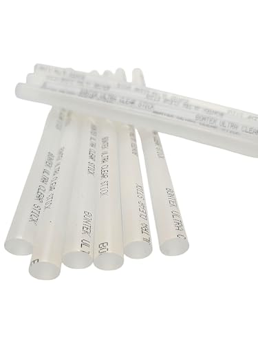 Image of 11mm x 240mm Extra Long Transparent All Purpose Hot Melt Glue Sticks (Pack of 30pc) - Universal Compatible, by Mario