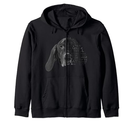 He Is Your Friend Your Partner Your Dog German Shorthaired Zip Hoodie, Black