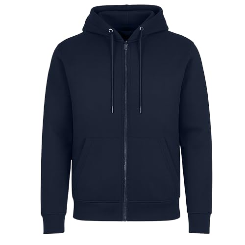 Galaxy by Harvic Mens Full Zip Fleece Hooded Sweatshirt