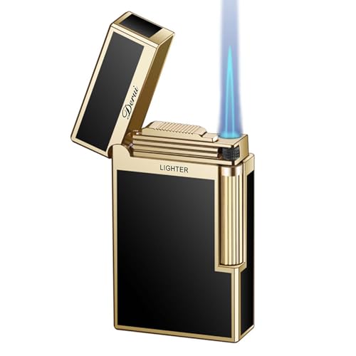 Encendedor clásico metálico de butano con grabado jet para hombre miniatura 1