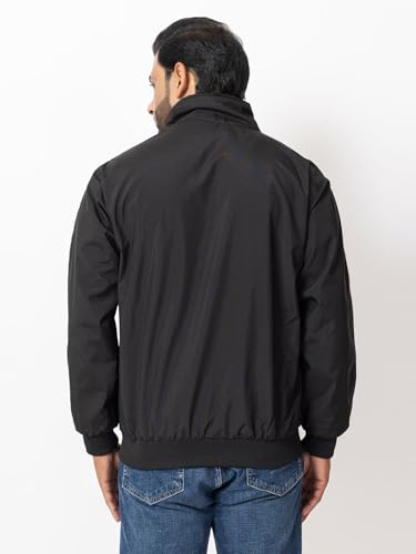 Image of OSCILLATE Casual Winter Wear Jackets For Men || Men's Solid Wind Cheater Jacket With Zipper || Ribbed Waist And Ribbed Wrist Cuffs For Perfect Fit || Casual And Sports Jacket