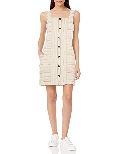 Roxy Women's Sweeter Dreams Short Dress, Snow White River Stripe 211, S #TOP22