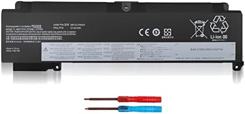 Wymisnit 01AV406 Laptop Battery Replacement for Lenovo ThinkPad T460S T470S Series Notebook Internal 01AV405 00HW025 SB10J79003 00HW038 00HW024 01AV462 01AV407 01AV408 11.46V 27Wh 2274mAh 3-Cell