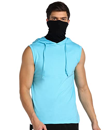 Image of Rock Paper Scissors Mens Hoodie Tank Top Gym Hoodie with Mask Workout Vests Super Men Vests Gym Vest