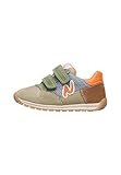 Naturino Sneakers en Cuir et Tissu, Beige Vert 24