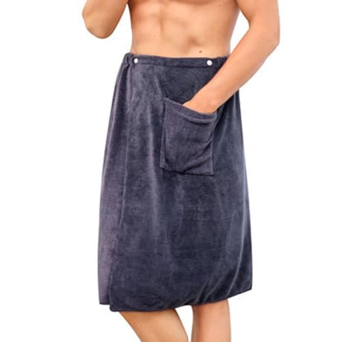 YumSur Men's Bath Towel Sauna Kilt
