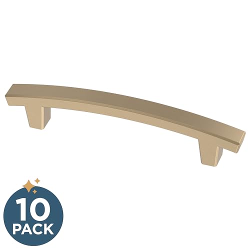 Franklin Brass (10-Pack) – Champagne Bronze Cabinet Handles, 4 Inch Hole Center, Pulls for Drawers, Kitchen Cabinet Door, Dressers | Pierce by Franklin Brass - Image 2