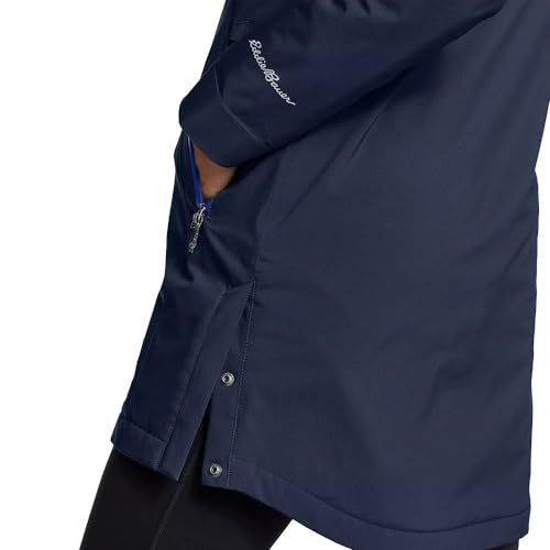 Eddie Bauer Women's Cloud Cap Insulated Waterproof Trench Coat3