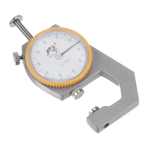 Calibrador de Grosor Mecánico HARFINGTON 0-10mm 0.1mm Cabeza Plana para Medir Cuero, Papel y Láminas de Metal miniatura 3