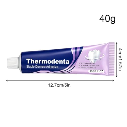 Krem do protez zębowych – 40 g, mocny chwyt, trwały, wygodny