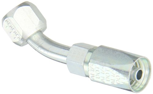 Image of EATON Weatherhead 21305N-685 45 Degree Female Swivel Tube Elbow Fitting, SAE 37 Degree, AISI /SAE 12L14 Carbon Steel, 1 /4 inch Hose ID, 5 /16 inch Tube Size