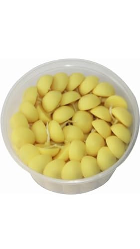 Pabilos amarillos para vela de ghee, 100 unidades miniatura 3