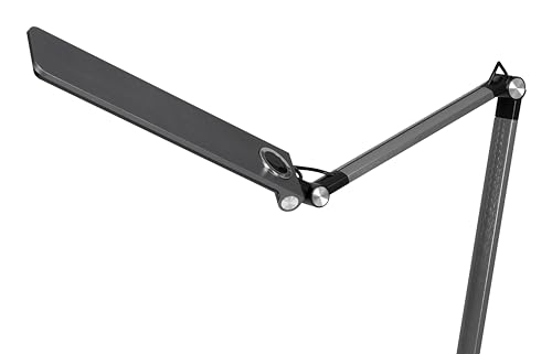 Hansa Lámpara LED de sobremesa Wave diseño gris elegante 3