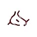 Factory Effex (14-34340) Red Moto Engine Hose Kit