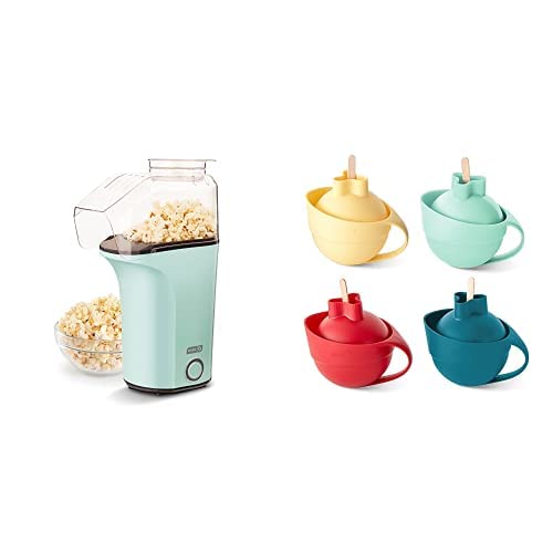 Dash Hot Air Popcorn Popper Maker With Measuring Cup, 16 Cups - Aqua & Dash Popcorn Ball Maker, Set Of 4 #TOP23