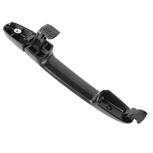 Npauto Exterior Back Rear Driver Passenger Side Door Handle Replacement For 03-13 Toyota Corolla, Rav4/Highlander, Pontiac Vibe, 02-06 Camry, 02-03 Es300, 04-06 Es330, Without Keyhole, Black #TOP5