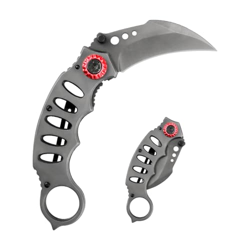 UptVin Multi-Tool Camping Stainless Accessories Cutter, Folding Multitool Portable Bushcraft Survival Equipment, for Men Outdoor, Bushcraft, Hiking, Camping, DIY Activities
