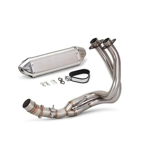 Ligne Silencieux Échappement ER6N Finition Inox Premium pour Versions 2012-2017