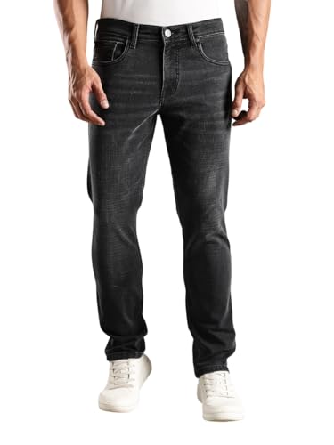Image of Thomas Scott Men's | Mild Fade | Slim Fit | Denim | Regular Wear | Stretchable | Casual Jeans for Men