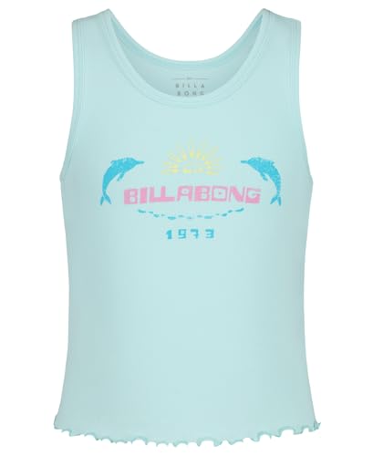 Image of Billabong Girls' Scoop Neck Sleeveless Graphic Tank Top, Soft Cotton, Casual & Comfortable Fit