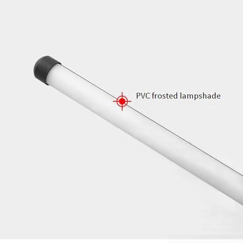 Aplique de pared LED de 70cm interior con luz regulable y mando 4