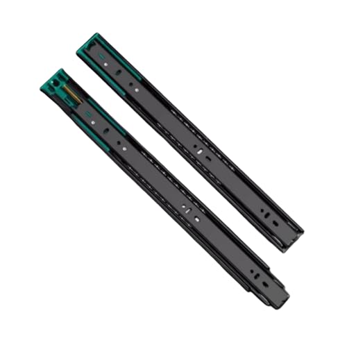 1 Par De Correderas For Cajones Con Cierre Suave, Resistentes, De Extensión Completa, Con Rodamientos De Bolas, For Armarios De Cocina Y Mesitas De Noche(35cm/13.7inch)