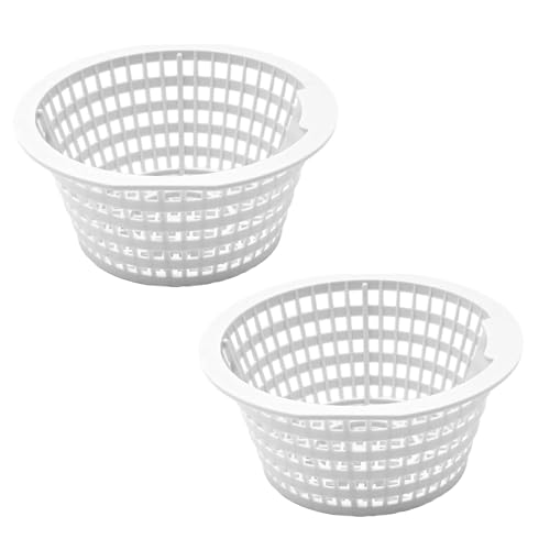 EATAKWARD Swimming Pool Skimmer Basket for Above & in Ground Pool Pool Filter Basket Replacement for Swimline Hydrotools 8928 Olympic ACM88 (Pack of 2)