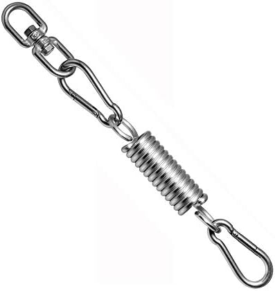 Heavy Bag Hanger, Heavy Bag Spring for Heavy Bag, Punching Bag Hanger Set with Carabiners and Spring for Punching Bags, Hammock up to 450lbs image 5