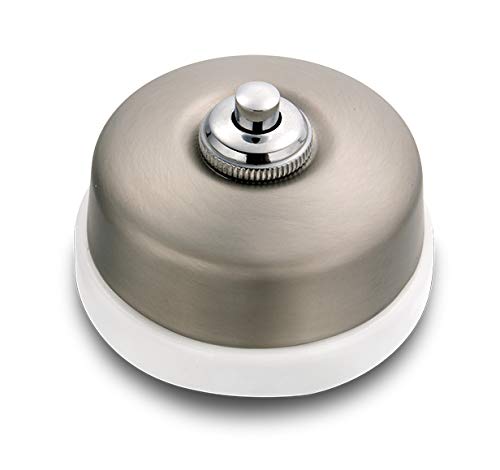 – Brass Porcelain Push Button 10A-250V Nickel Pack