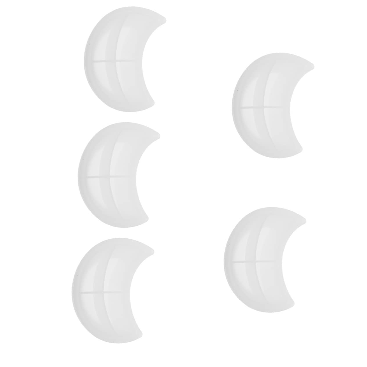 DOITOOL 5 Piezas Molde de Silicona para Plato Lunar Molde para Almacenamiento de Joyas Resistente y Duradero Regalo para Amantes del Arte y Decoración del Hogar