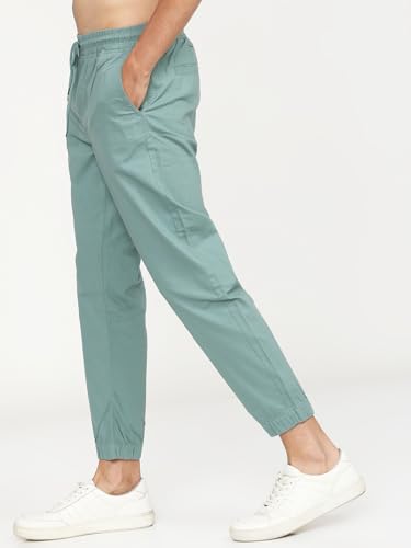 Image of Highlander Men's Cargo Jogger Trousers | Perfect for Casual Outings,Travel & Work Wear with Utility Pockets