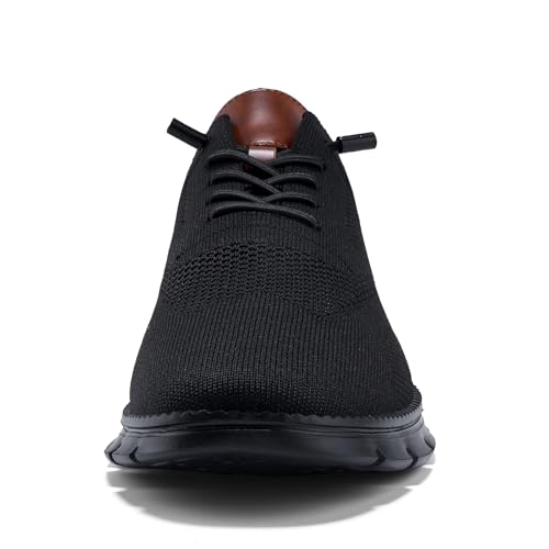 Image of Wearbreeze Men's Business Casual Oxford Sneakers - Lightweight Lace-Up Dress Shoes for Work, Travel & Daily Commute