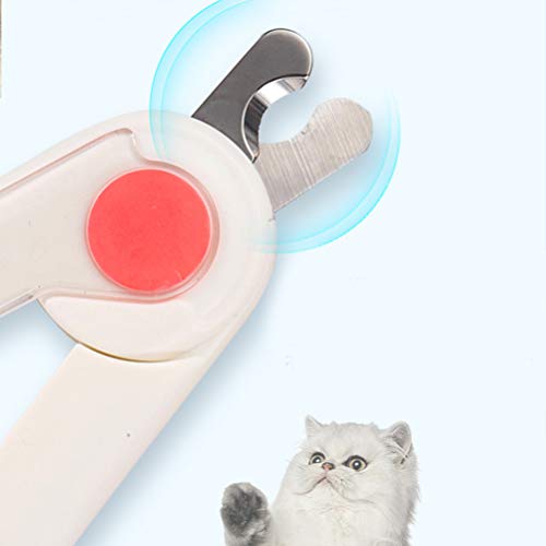 Cortadores de unhas para animais de estimação Balacoo com luz de LED, cortador de garra, ferramenta