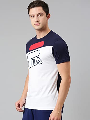 Image of FILA Men's Solid Straight T-Shirt
