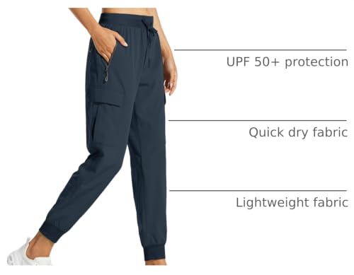 Image of Libin Women's Hiking Cargo Pants Quick Dry Joggers Petitle /Regular /Tall