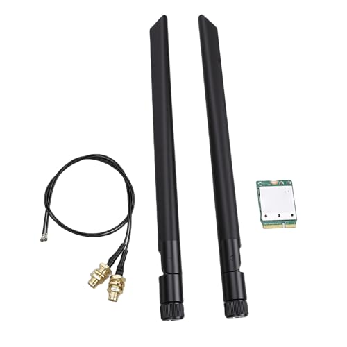 Carte réseau WiFi 7 M.2 adaptateur triple bande 2,4 5 6 GHz antennes 4K QAM